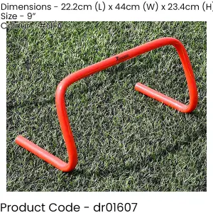 9 Inch Sports Agility Hurdle - Football Jump Footwork Training Speed Frame