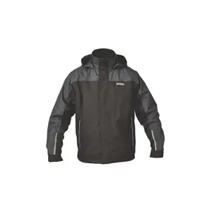 DeWalt Hybrid Black & Grey Waterproof jacket X Large