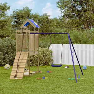 Berkfield Outdoor Playset Impregnated Wood Pine