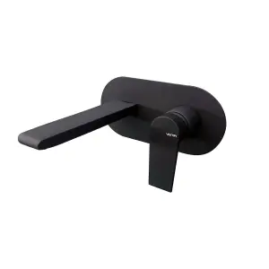 Fonthill Matt Black Wall Mono mixer Tap