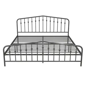 Holland Bed Frame Grey / Kingsize (5')