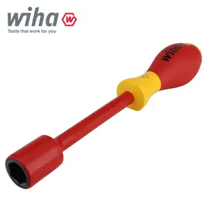 Wiha Hex Driver Screwdriver 1000v VDE Electrician 15mm SoftFinish Grip 00866