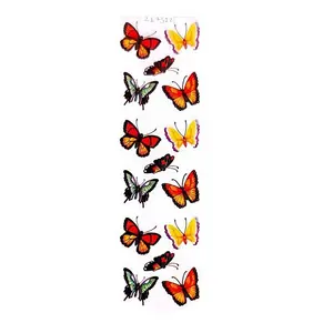 Amscan Butterfly Sticker Sheet Multicoloured (One Size)