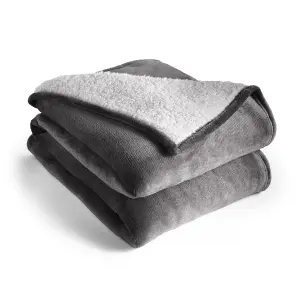 Silentnight Snugsie Giant Blanket - Charcoal