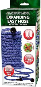 New 100ft Magic Snake Expanding Water Hose Pipe With Spray Nozzle Garden Outdoor