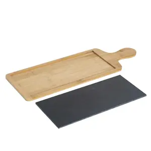 Argon Tableware - Bamboo Slate Serving Paddle - 44.5 x 14.5cm