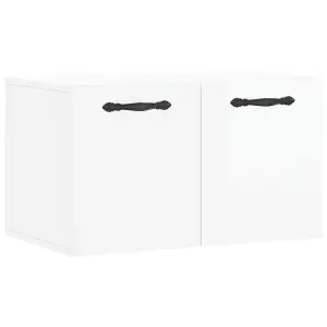 Berkfield Wall Cabinet High Gloss White 60x36.5x35 cm Engineered Wood