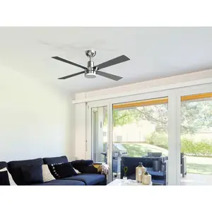 122cm Electron 4 Blade LED Ceiling Fan with Remote