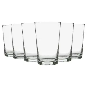 Nicola Spring - Meknes Recycled Highball Glasses - 325ml - Clear - Pack of 6