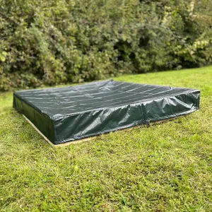 Wooden Raised Vegetable Bed with Waterproof Cover (122cm x 18cm)