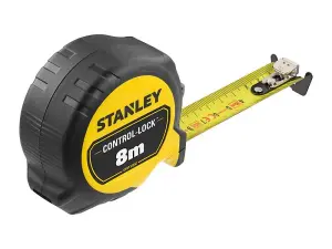 STANLEY - CONTROL-LOCK™ Pocket Tape 8m (Width 25mm) (Metric only)