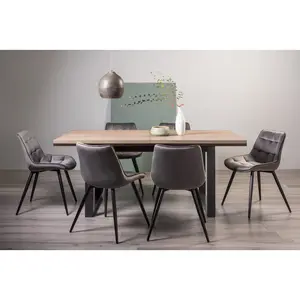 Barsby 6 - Person Extendable Dining Set Grey