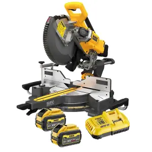 Dewalt DCS781X2 XR FlexVolt Cordless Mitre Saw 305mm 54V 2 x 9.0Ah Li-ion