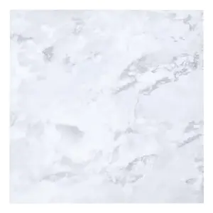 Set of 24 Square 3D Marble Effect Self Adhesive PVC Floor Tiles Waterproof Covering 5m²