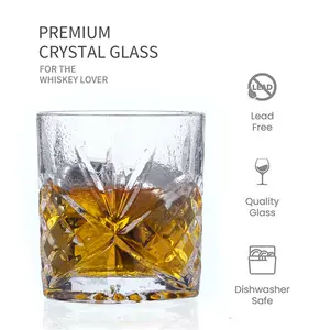 300ml Crystal Whiskey Glass Set (Set of 4)