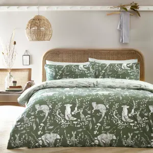 furn. Buckthorn Woodland Reversible Duvet Cover Set