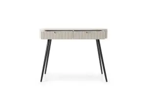 Luxurious Zova Desk H800mm W1030mm D490mm in Cashmere - Opulent Work Sanctuary