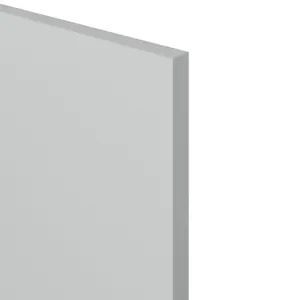 GoodHome Ashmead Matt dove grey Standard Clad on base panel (H)900mm (W)600mm