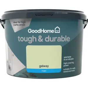 GoodHome Durable Galway Matt Emulsion paint, 2.5L