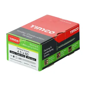 TIMCO Decking Screws Countersunk Exterior Green - 4.5 x 60 (200pcs)