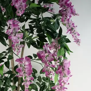 150cm Artificial Light Pink Wisteria Tree