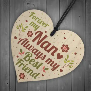 Red Ocean Nan Decorations Nan Hanging Wooden Plaque Nanny Gift For Birthday Christmas Keepsake