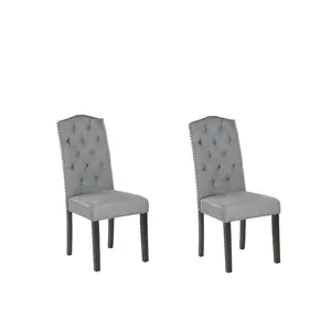 Lynnville Upholstered Dining Chair (Set of 2) Grey