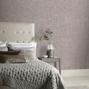 Arthouse Luxe Hessian Mink Wallpaper