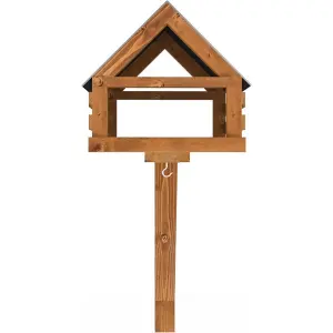 Calvine Wall-Mounted Bird Table with Slate Effect Roof