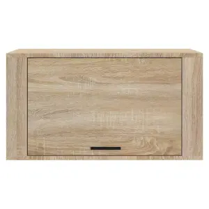 Berkfield Wall-mounted Shoe Cabinet Sonoma Oak 70x35x38 cm Engineered Wood