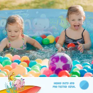 Sun Club Inflatable 3 Ring Kids Paddling Pool