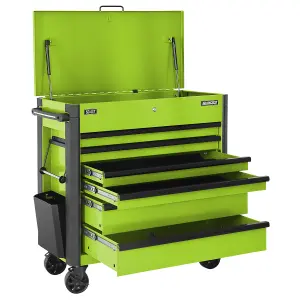 Superline Pro Tool Trolley 6 Drawer With Ball Bearing Slides Green AP366HV