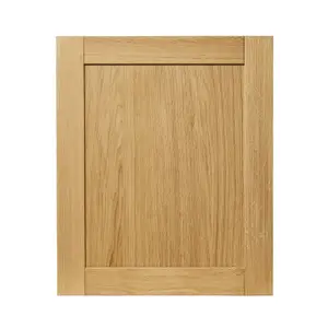 GoodHome Verbena Natural oak effect Matt natural Shaker Highline Cabinet door (W)600mm (H)715mm (T)20mm