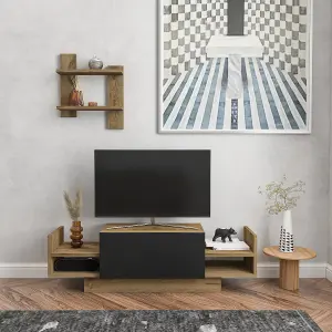 Decorotika Modern Bahara TV Stand With Shelves