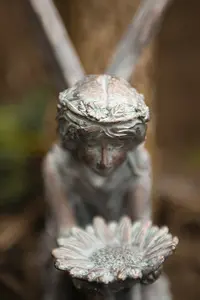 Bronze Effect Sitting Fairy Ornament