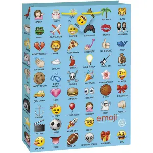 Unique Party Emoji Jumbo Gift Bag Blue/Multicoloured (One Size)