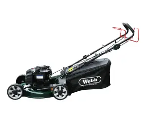 Webb Supreme WER19ALSP 48cm (19") Petrol Self Aluminium Deck  Propelled Rotary Lawnmower