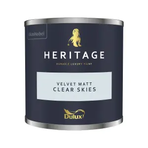 Dulux Heritage Velvet Matt - 125ml Tester Pot - Clear Skies