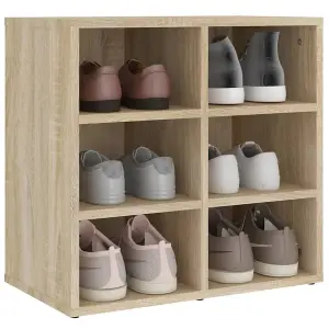 Berkfield Shoe Cabinet Sonoma Oak 52.5x30x50 cm