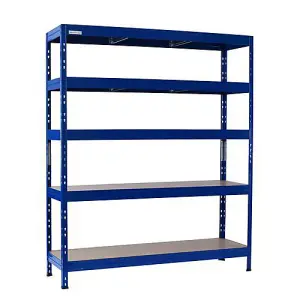 Rapid Racking Rapid 3 Pro 1800h x 1500w x 600mmd Blue 5 Fibreboard Shelves