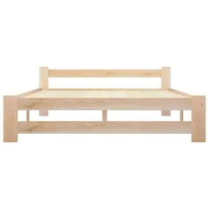 Berkfield Bed Frame Solid Pine Wood 160x200 cm