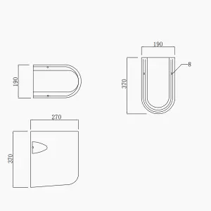 Herald Round 1 Tap Hole Basin & Semi Pedestal Bathroom Sink