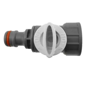 IBC 2 Inch S60X6 Cap with 3/4 Inch BSP Click Lock Valve WL and PTFE Tape Leak Proof Durable Kit