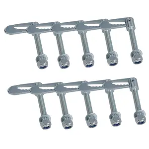 Antiluce Drop Catch Anti-Luce Fasteners M12 x 75mm Tail Gate Trailers Gates 10pc