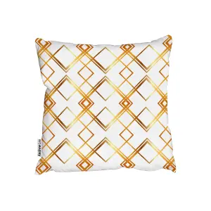 Elegant gold frame (Outdoor Cushion) / 45cm x 45cm