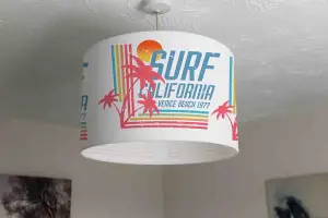 Surf in California (Ceiling & Lamp Shade) / 25cm x 22cm / Ceiling Shade