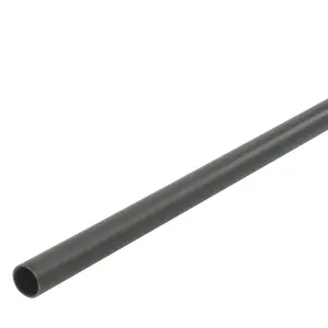 FloPlast Black Push-fit Waste pipe, (L)2m (Dia)32mm