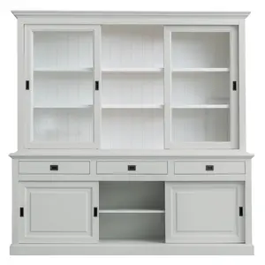 Anneros Display Cabinet Aesthetic White