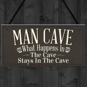 Red Ocean Vintage Man Cave Plaque Sign Fathers Day Gift For Him Bedroom Bar Shed Gift Idea