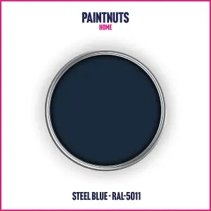 PaintNuts UPVC Door & Window Satin Paint - Steel Blue - 400ml Spray Can (RAL5011)